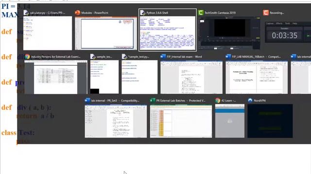 dir() and help() methods and Getting help about Modules смотреть онлайн