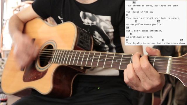 Bob Dylan-One More Cup of Coffee guitar lesson for beginners смотреть онлайн