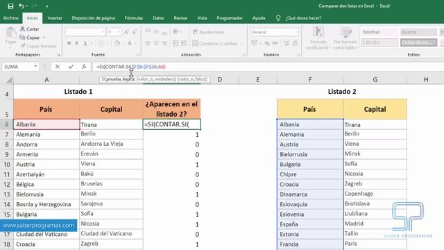 ? Cómo COMPARAR 2 LISTAS en Excel y Resaltar DIFERENCIAS смотреть онлайн