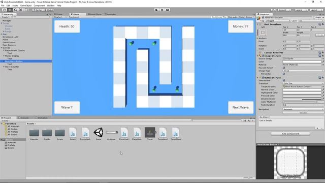 [Unity3D] Tower Defense Game Tutorial Series - 10 (Final) - UI, Wave Progression, and Visuals смотреть онлайн