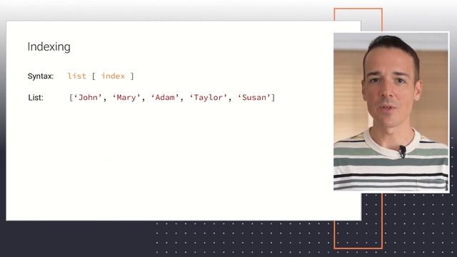 Create and access LISTS in Python | Using the "[ ]" operator смотреть онлайн
