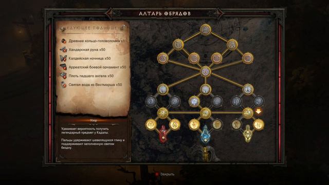 Diablo III UEE, печати алтаря обрядов смотреть онлайн