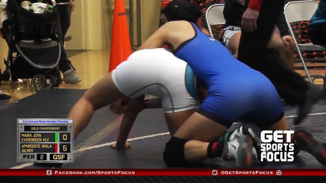 Aphrodite Ayala (Gilroy) vs Maira Joya (Evergreen Valley) | Rose Garden Rumble 116lb Championship смотреть онлайн