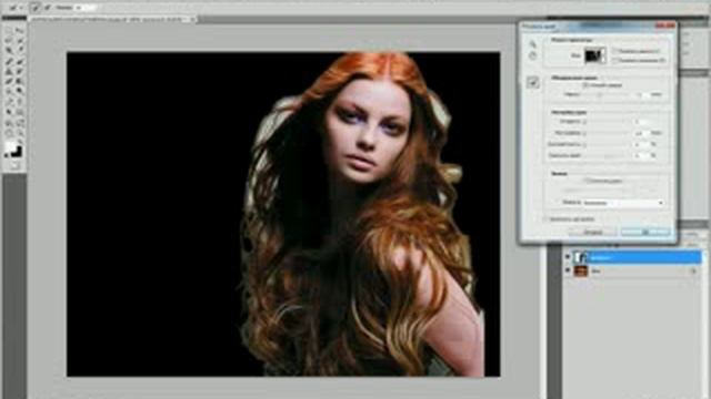 Легкое выделение сложных обьектов Photoshop смотреть онлайн