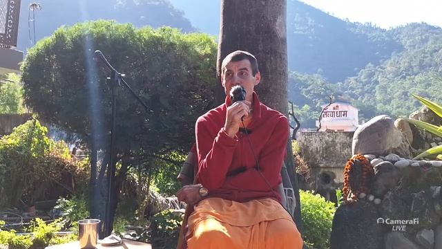 Закрытие тура Величественные Гималаи, г. Ришикеш, Вальмики дас, 26.10.2023 г., часть 2 смотреть онлайн