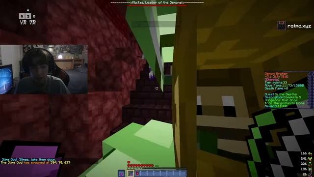 Minecraft MMO RPG Server Gameplay