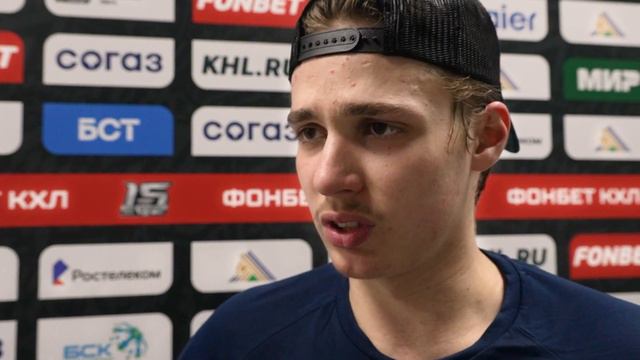 Артемий Плешков – о своём полноценном дебюте в КХЛ смотреть онлайн