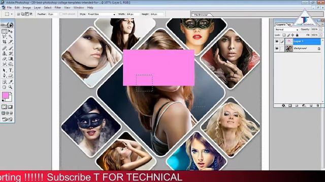 How to Use Selection Tool In Photoshop In Hindi || rectangle marquee || Elliptical marquee Tools смотреть онлайн