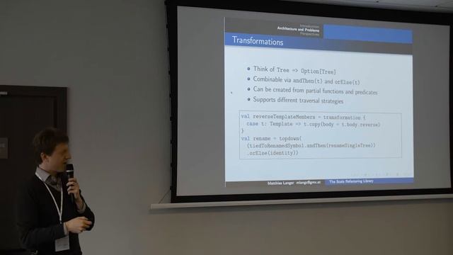 ScalaSphere: Matthias Langer "The Scala Refactoring Library: Problems and Perspectives" смотреть онлайн