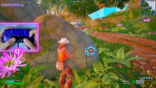 Fortnite Solo vs Squads 47 Eliminations + ASMR PS5 Controller Handcam Gameplay смотреть онлайн