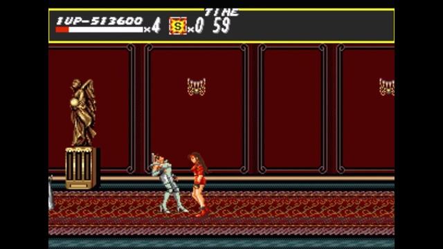 Sega Mega Drive 2 (Smd) 16-bit Streets of Rage 1 (Bare Knuckle) Round 8