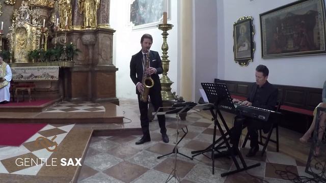 Hallelujah (Leonhard Cohen) - Trauung Kirche Mülln Salzburg | Saxophonist Gentle Sax смотреть онлайн