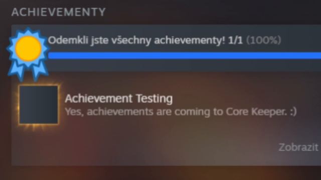 i got a unobtainable achievement in core keeper смотреть онлайн