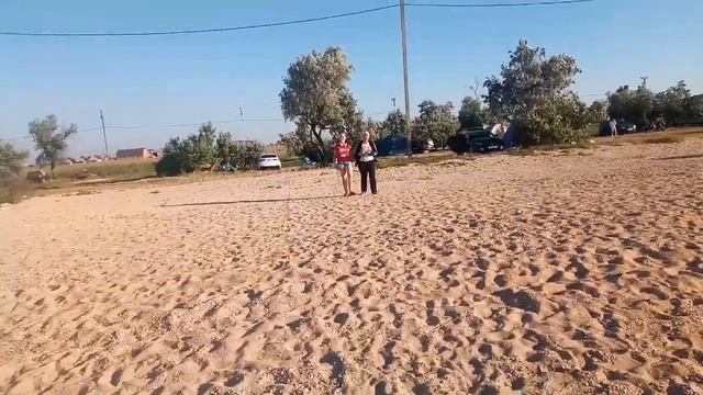 Азовское море . Отдых в палатке . СТАНИЦА ГОЛУБИЦКАЯ . смотреть онлайн