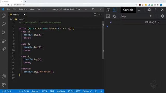 Switch Statements in Javascript | Tutorial for Beginners смотреть онлайн