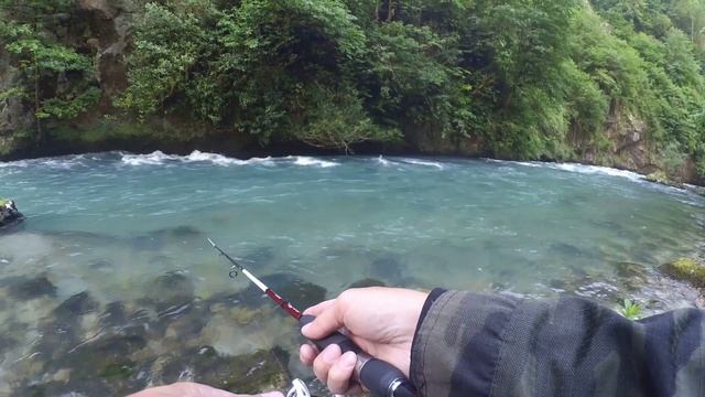 Абхазия рыбалка на горных речках (форель). смотреть онлайн