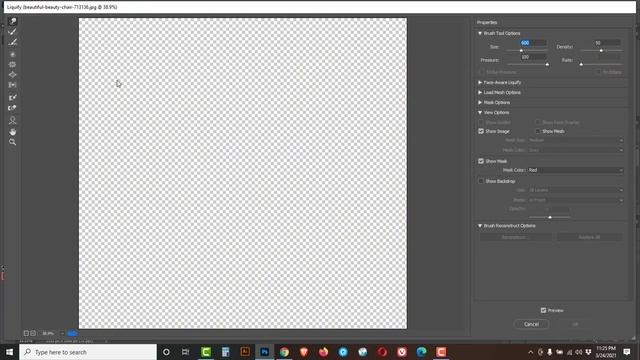 Photoshop Liquify Problem | could not complete the liquify command because of a disk error смотреть онлайн