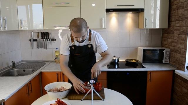 Очень ВКУСНО!!! Фаршированный перец. Свинина, сочно и нежно. смотреть онлайн