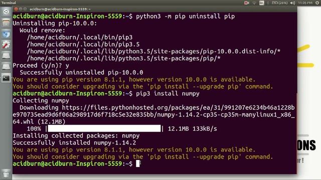 Python Import Error : Cannot Import Name Main In Ubuntu Linux смотреть онлайн