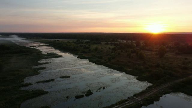 Рассвет на реке Кама (4К) смотреть онлайн