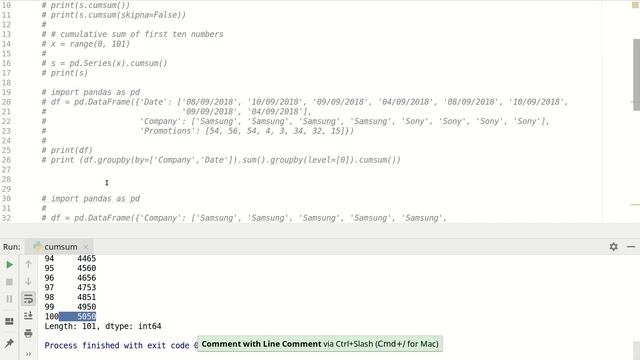 Python Cumulative Sum per Group with Pandas смотреть онлайн
