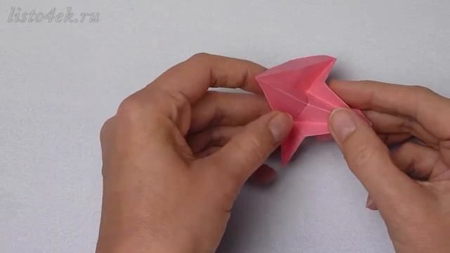 Как сделать пятиконечную звезду из бумаги. Оригами звезда из бумаги. Origami star смотреть онлайн