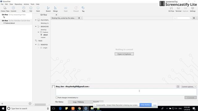 Git flow feature with sourceTree смотреть онлайн