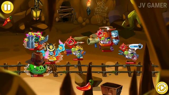 Angry Birds Epic Chronicle Cave 23 Guide 3 STARS [no boost/potion] смотреть онлайн