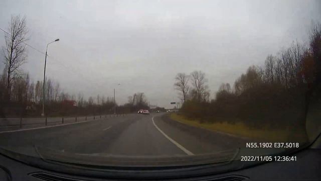 Driving in Moscow region: Подольск - Чехов - Серпухов 05/11/2022 (timelapse 4x) смотреть онлайн
