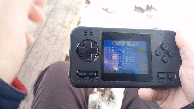 Игровая Консоль на 416 ИГР и встроенной батареей на 8000mAh.8-Битная МОЩЬ! Распаковка смотреть онлайн