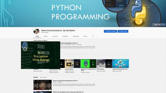 Welcome to my interactive and Practical Python Channel! (sous-titré en français) смотреть онлайн