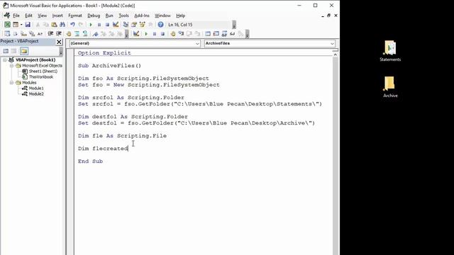 Excel VBA Archive (Move) Workbooks Based on Date Created смотреть онлайн