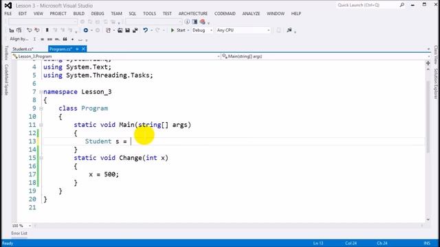 Advanced C#: Lesson 3 - Value types vs Reference types смотреть онлайн