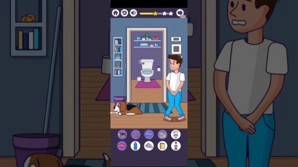 Brain Puzzle - 8 Level RESTROOM Walkthrough (3 - STARS) |  БЫСТРОЕ ПРОХОЖДЕНИЕ