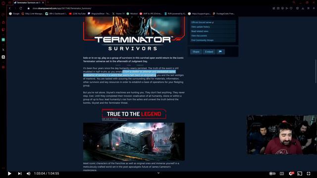 Terminator: Survivors - Angry Trailer Reaction! смотреть онлайн