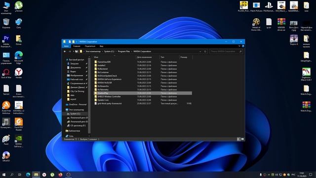 Что делать если после переустановки windows. У вас не открывается Nvidia GeForce Через ALT+Z смотреть онлайн