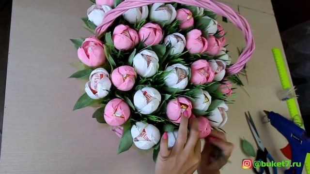 Букет из конфет ☆ Подарок на День Рождения своими руками ☆ Подарок Маме ☆ Diy смотреть онлайн