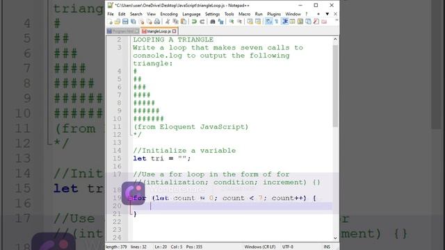 Looping A Triangle смотреть онлайн