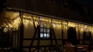 Уличная гирлянда бахрома 25м