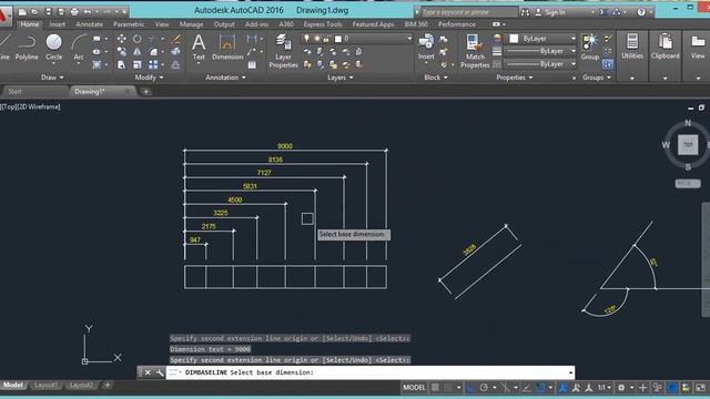 AutoCAD Khmer Tutorial Part 36 - Command dli, dal, dar, dra, ddi, dan, dco, dba, ap, cd, bd смотреть онлайн