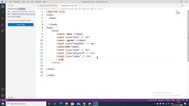 Html Form Input Types смотреть онлайн