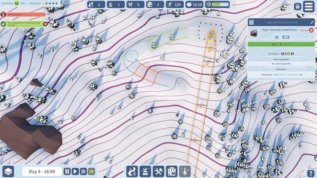 Самый ноголомный тайкун в Snowtopia Ski Resort Tycoon Прохождение смотреть онлайн
