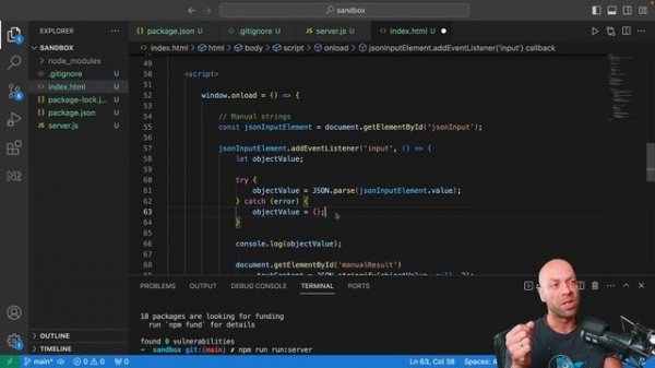 How to fix the JSON parse error