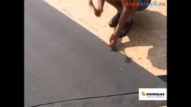 Монтаж Технониколь Shinglas на видео гибкая черепица Shinglas смотреть онлайн