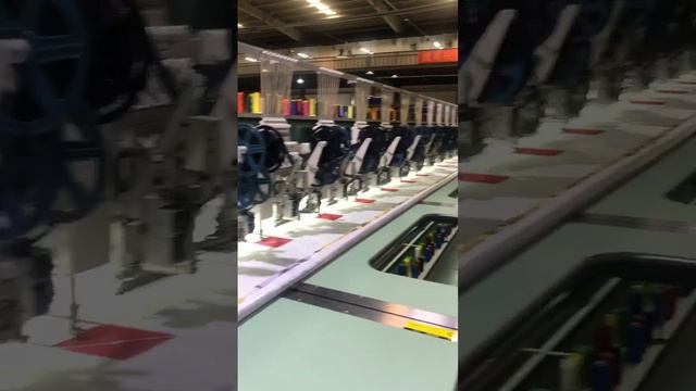 15 heads Richpeace chenille embroidery+sequin embroidery+flat embroidery machine смотреть онлайн