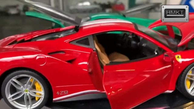 Bburago 1:18 scale (FERRARI MODELCARS) | Ferrari 488 GTB # 25 | Ferrari 488 GTB смотреть онлайн