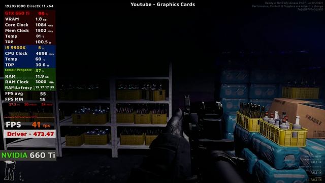 Nvidia GTX 660 Ti 2GB in 2022 | Ready Or Not | 1080p Low Settings смотреть онлайн