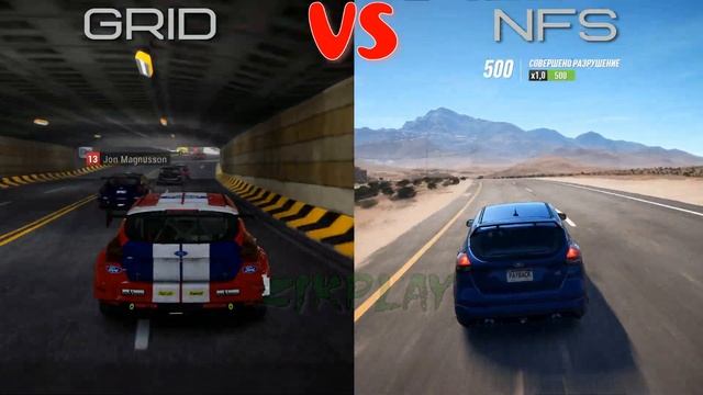 ?GRID(2019) VS NFSPayback(2017) FORD FOCUS?|СРАВНЕНИЕ ИГР|✅ 1080HD смотреть онлайн