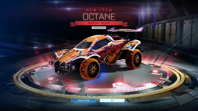 Unlocking SUPER RARE TITANIUM WHITE PAINTED OCTANE Rocket League