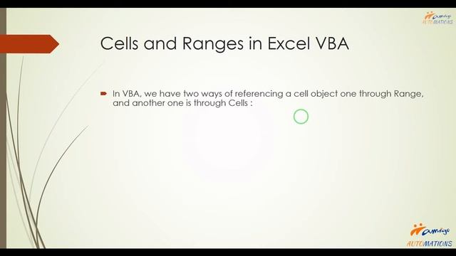 CONSTANTS, CELLS & RANGES in excel VBA Module-3 Part-1| ऎक्सेल मॅक्रो कम्प्लीट कोर्स अब हिंदी में смотреть онлайн